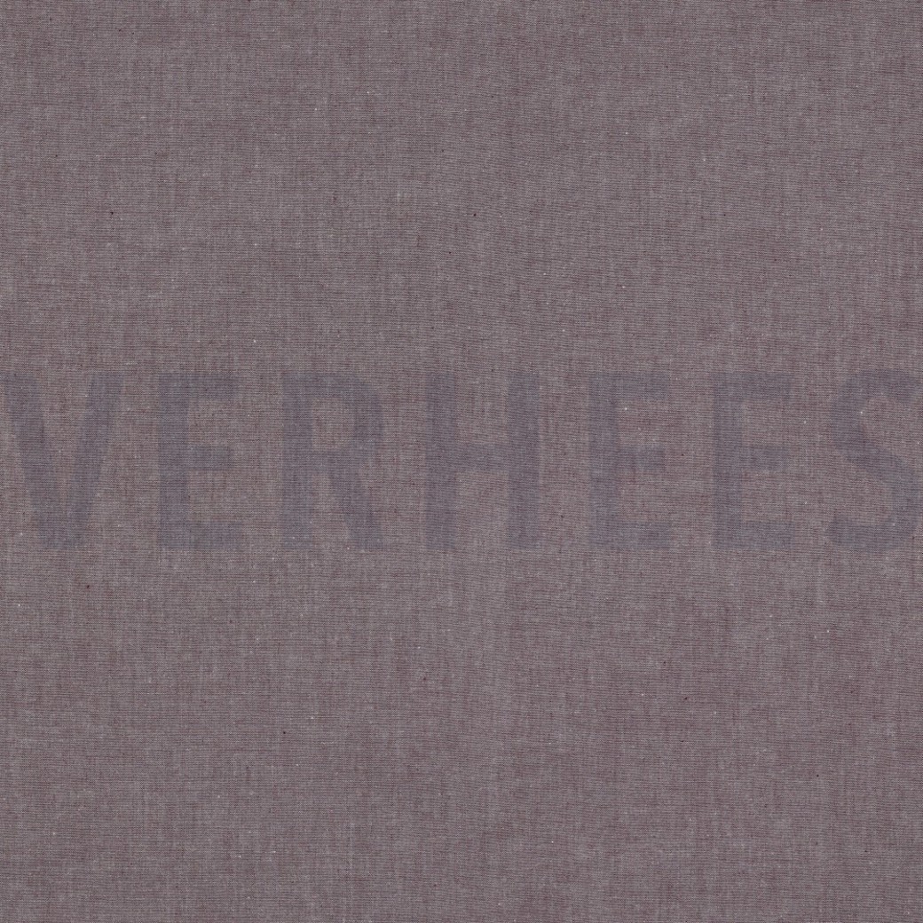 YARN DYED POPLIN AUBERGINE