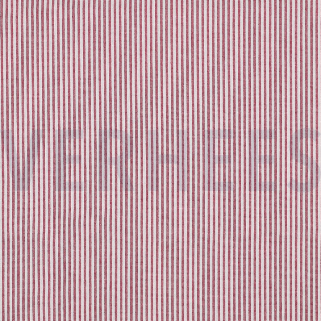 YARN DYED STRIPE 3MM BERRY