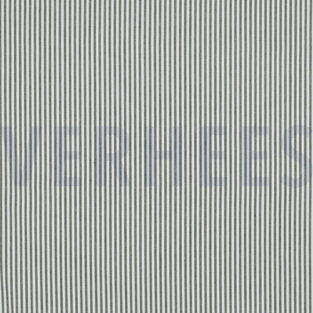 YARN DYED STRIPE 3MM DARK GREEN