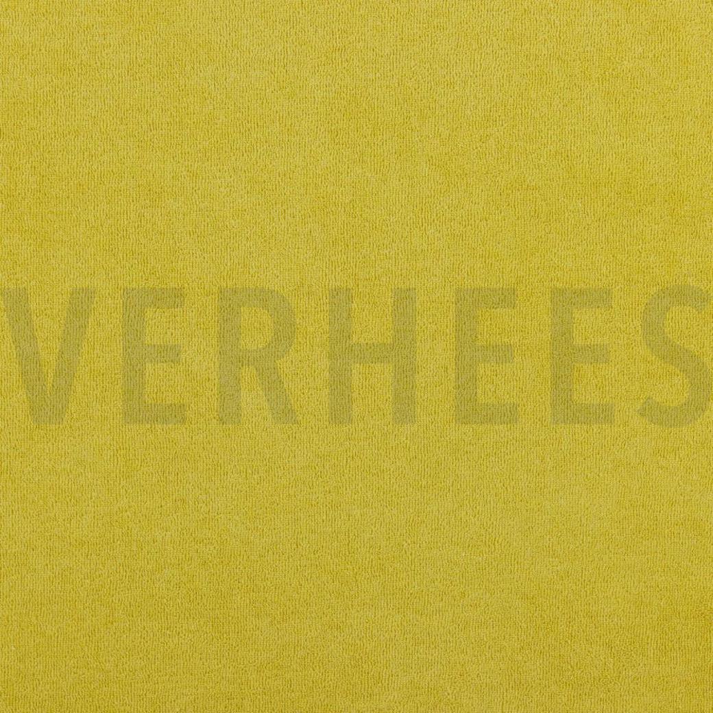 STRETCH TOWELLING LIGHT YELLOW