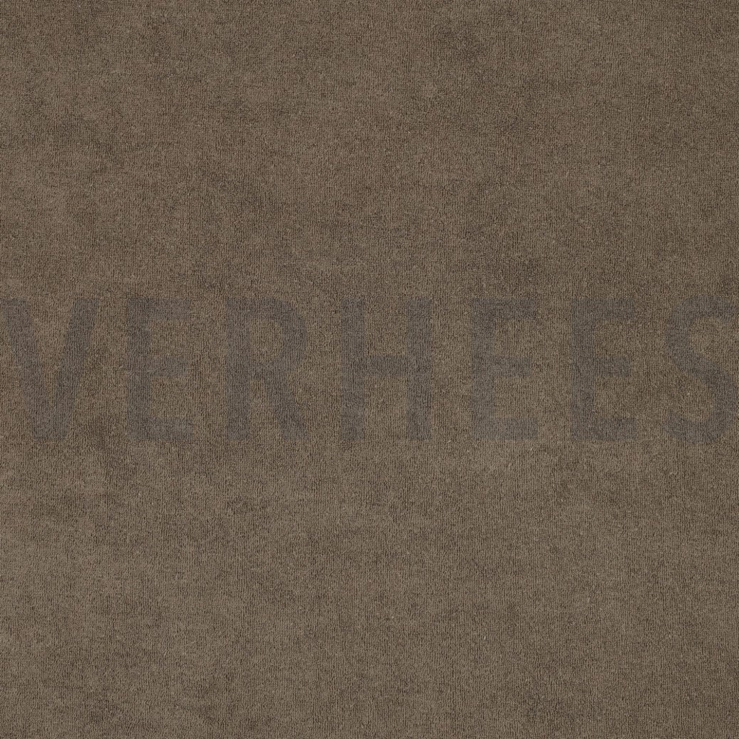 STRETCH TOWELLING TOFFEE