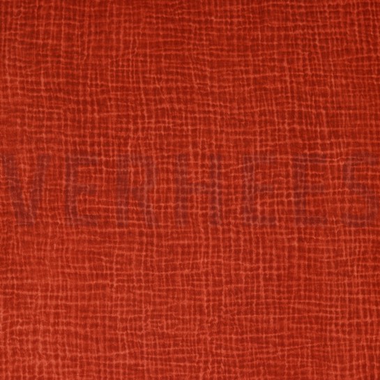 DOUBLE GAZE DE COTON STONE WASHED SAUMON CLAIR #7