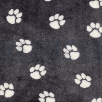 FLEECE DOG PAWS DARK GREY (hover)