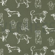 CANVAS DOGS GREEN (thumbnail)
