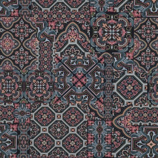 CANVAS DIGITAAL MOZAÏEK MARINEBLAUW #7