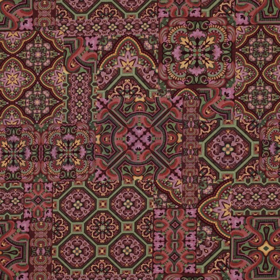 CANVAS DIGITAL MOSAIK BORDEAUXROT #7