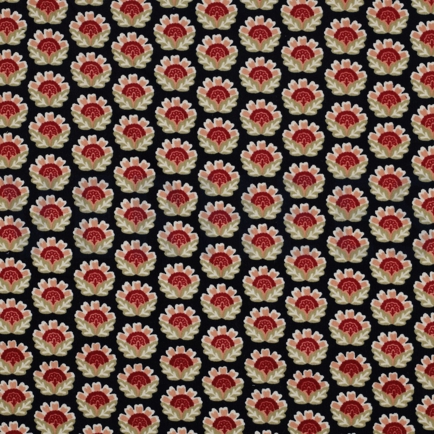 FEINCORD BLUMEN MARINEBLAU (hover)