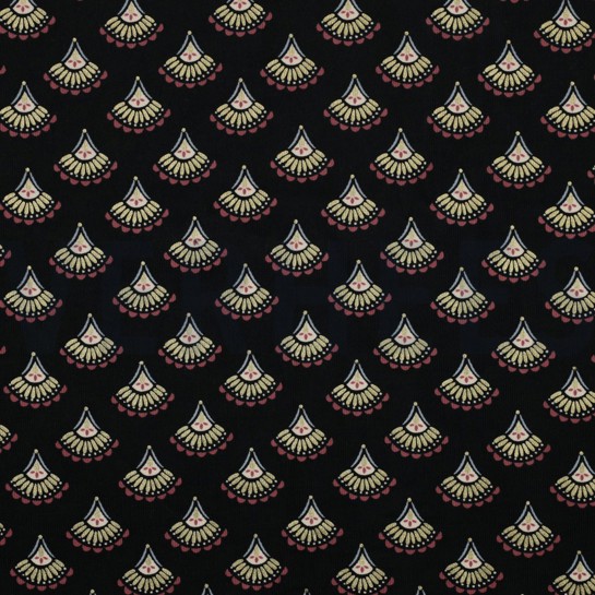 FEINCORD GLITZER BOHO SCHWARZ #7