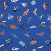 FINE POPLIN VEHICLES COBALT (thumbnail)