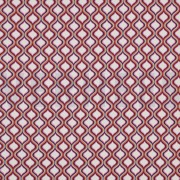 FINE POPLIN GEOMETRIC ECRU / DARK PURPLE (thumbnail)