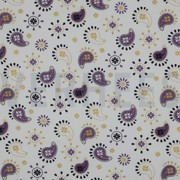 FINE POPLIN GLITTER PAISLEY WHITE (thumbnail)