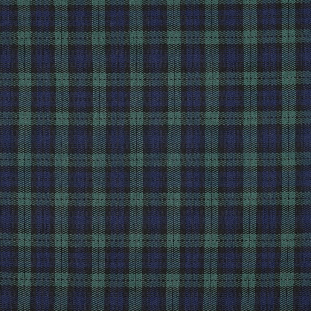 TARTAN CHECK BLACK/BLUE/GREEN/SMALL