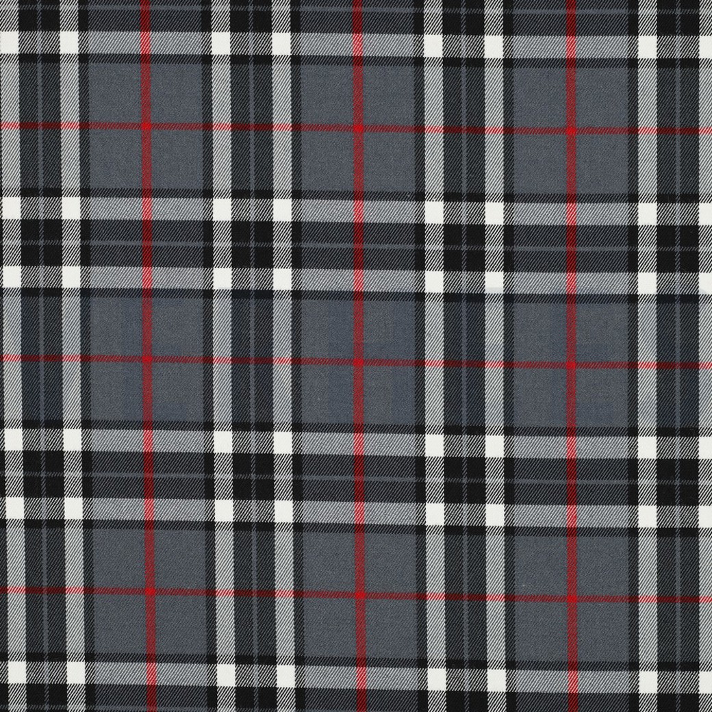 TARTAN CHECK GREY/BLACK/RED