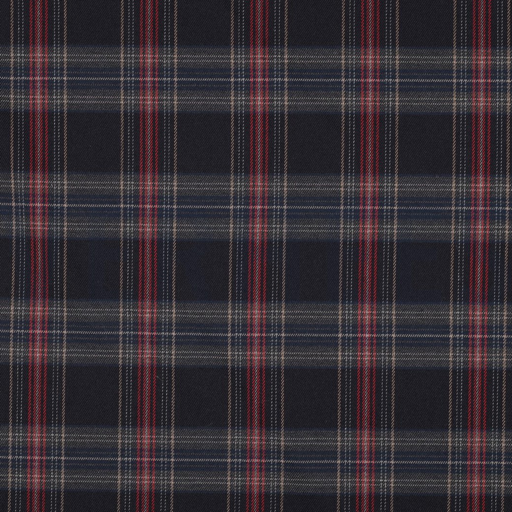 TARTAN CHECK NAVY/RED/CAMEL