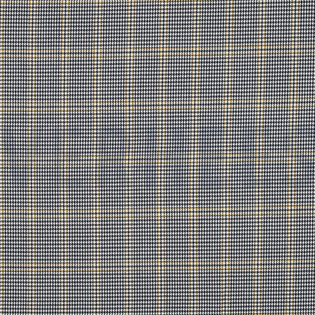 TARTAN CHECK BLACK/WHITE/OCHRE