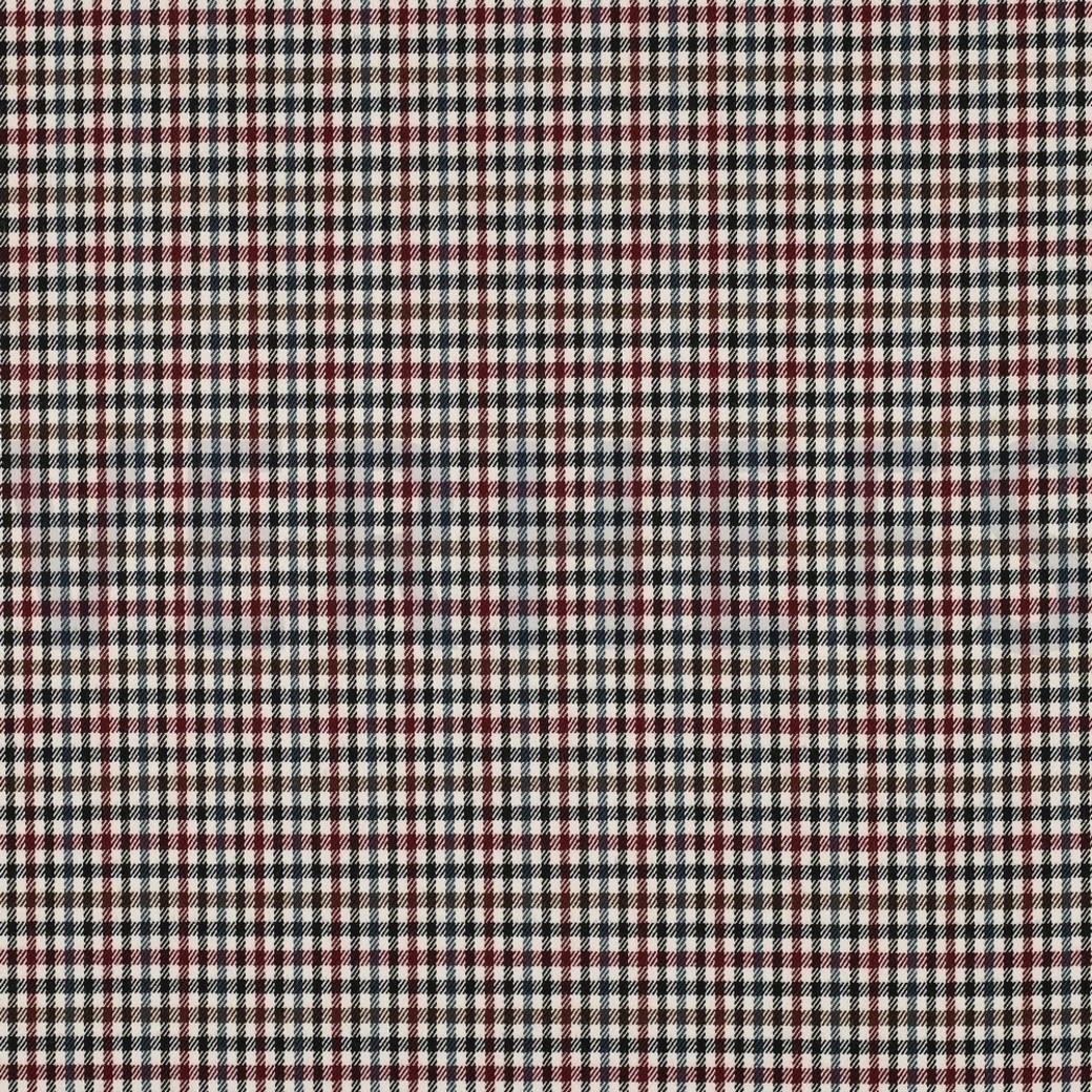 TARTAN CHECK OFF-WHITE/PETROL/BORDEAUX
