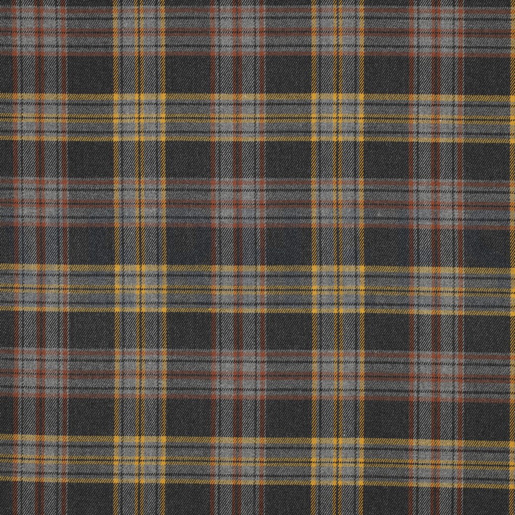 TARTAN CHECK GREY/OCHRE/RUST