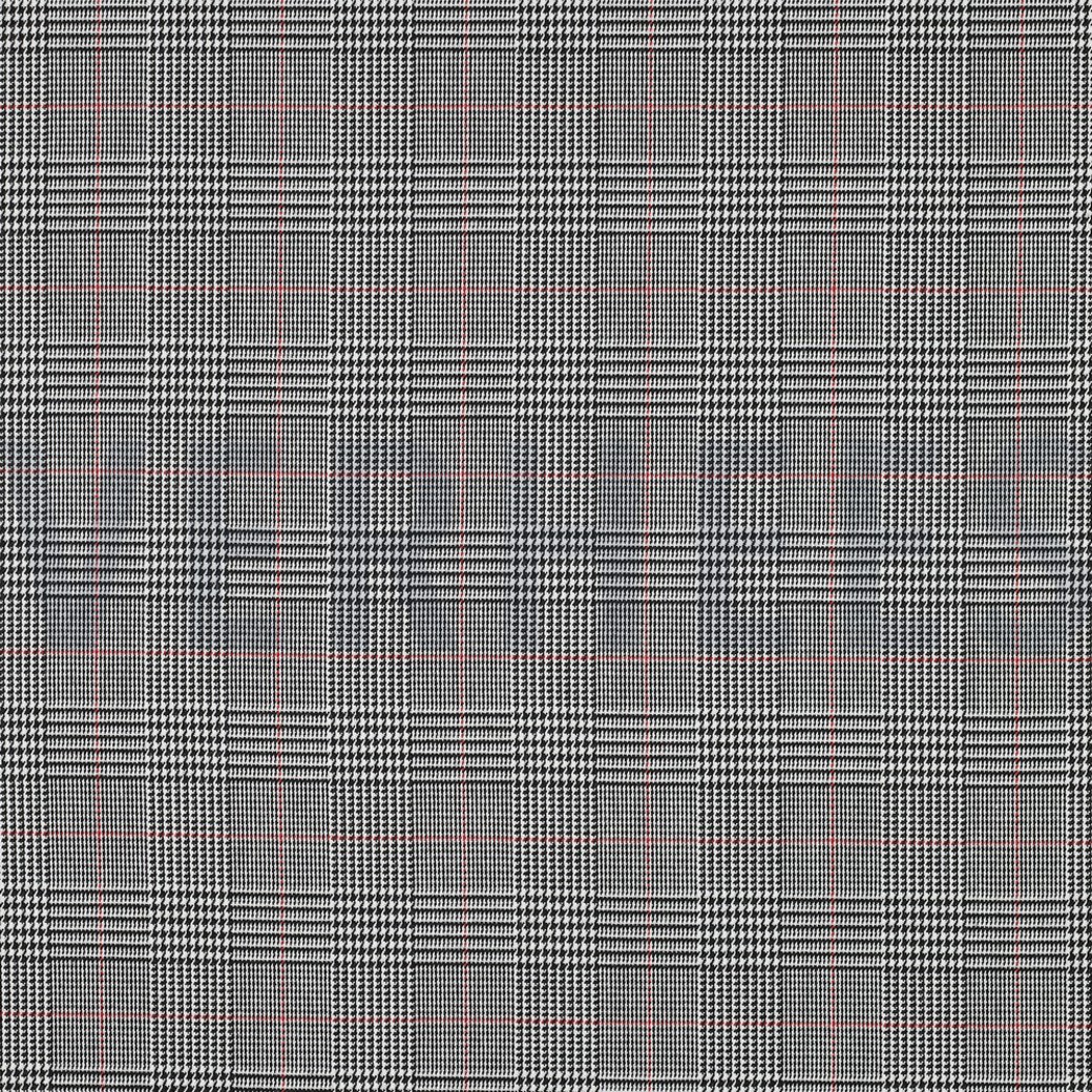 TARTAN CHECK BLACK/WHITE/RED