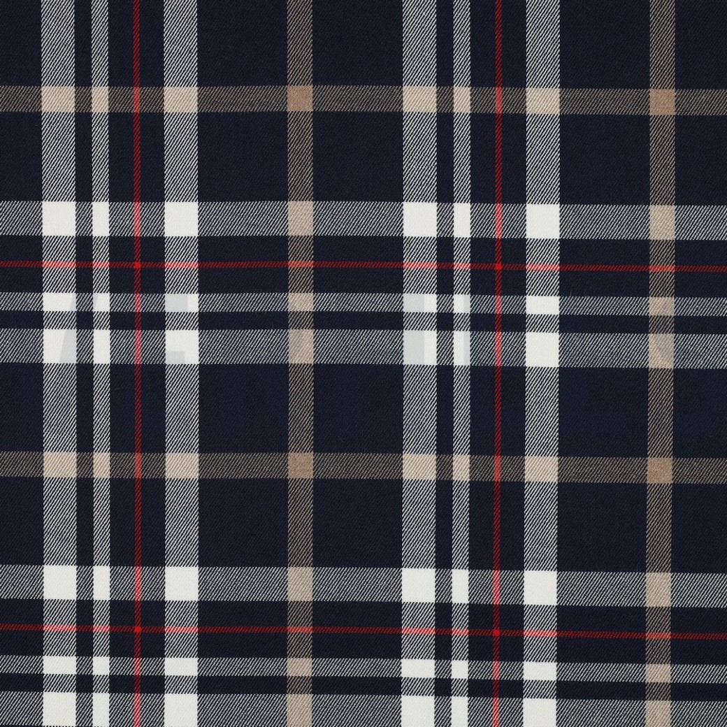 TARTAN CHECK NAVY/WHITE/CAMEL/RED