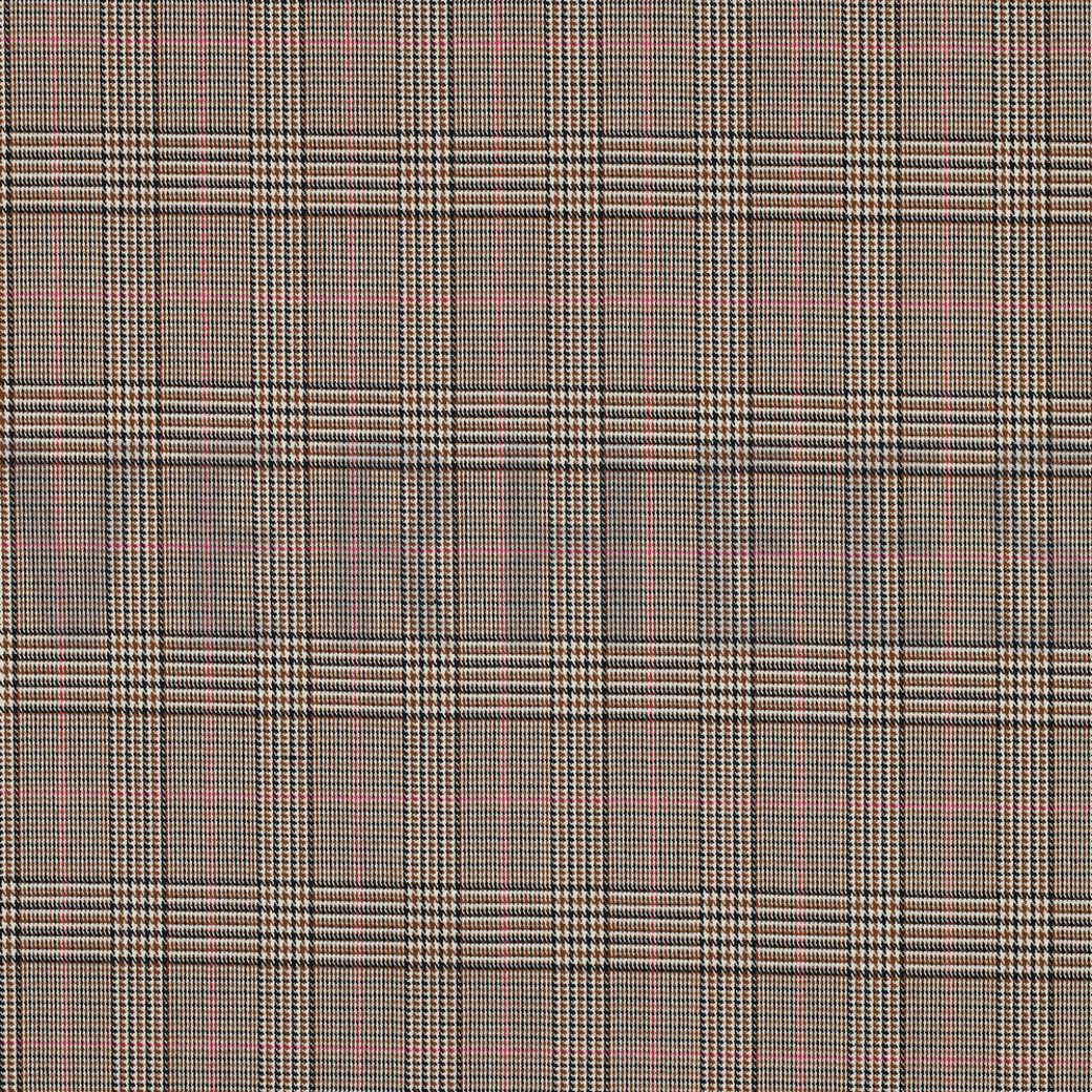 TARTAN CHECK CAMEL/PINK