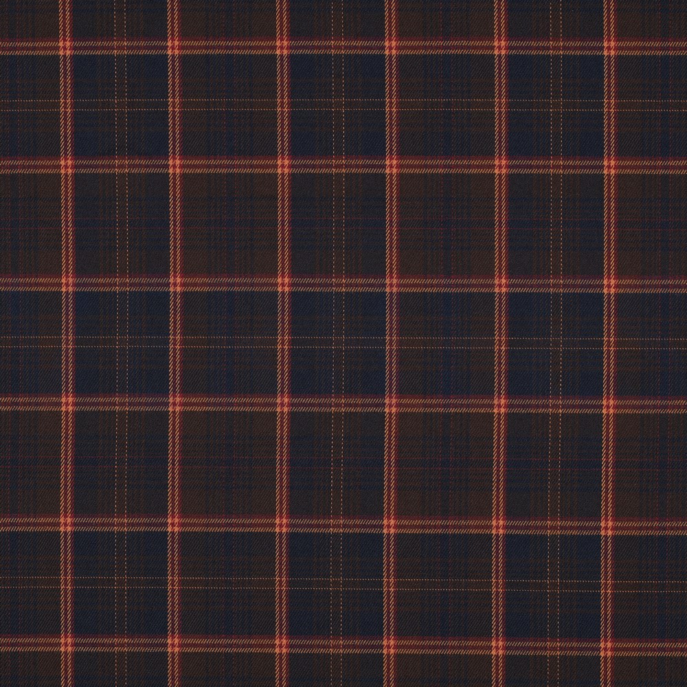 TARTAN CHECK NAVY/BROWN/CAMEL (hover)