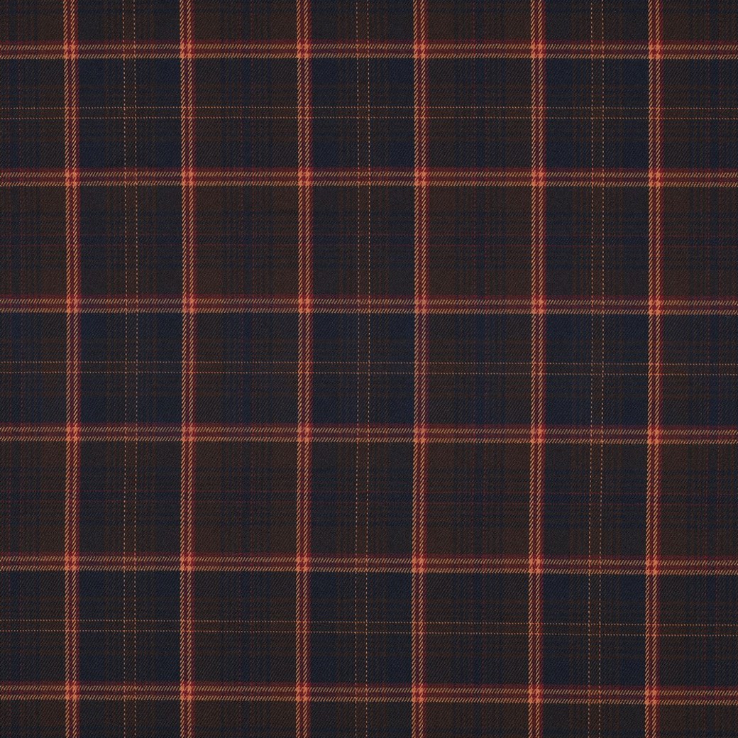 TARTAN CHECK NAVY/BROWN/CAMEL