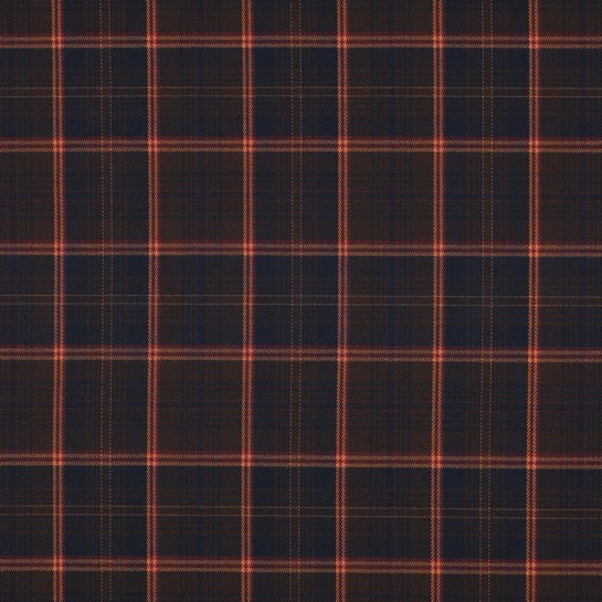 TARTAN CHECK MARINEBLAU / BRAUN / CAMEL #7