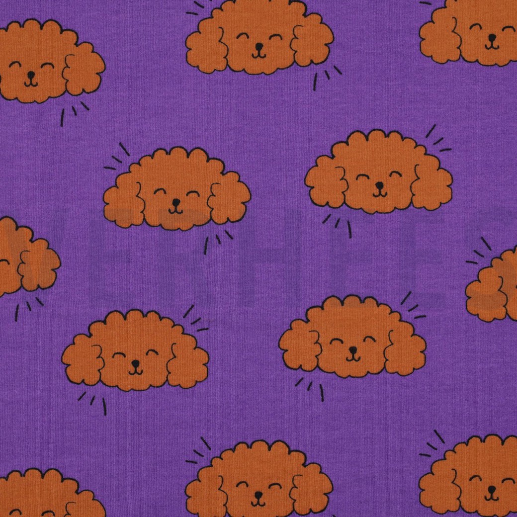 SOFT SWEAT DOGS PURPLE