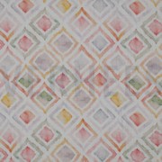 DOUBLE GAUZE DIGITAL GEO WATERCOLOUR WHITE/MAUVE (thumbnail)