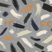 SOFT SWEAT MELANGE BRUSH STROKES ANTHRACITE MELANGE (thumbnail)