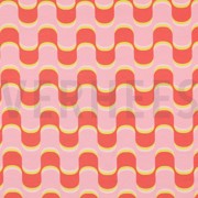 FRENCH TERRY ABSTRACT FLOWERS PINK (thumbnail)