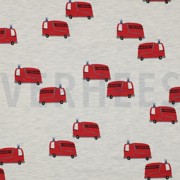 JERSEY MELANGE FIRETRUCKS ECRU (thumbnail)