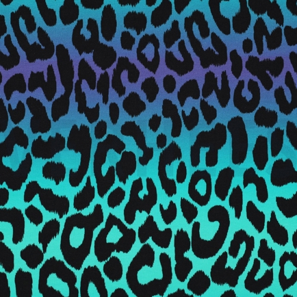 FRENCH TERRY DIGITAL ANIMAL SKIN GREEN (hover)