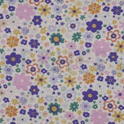 SWEAT MELANGE GLITTER FLOWERS ECRU MELANGE (thumbnail)