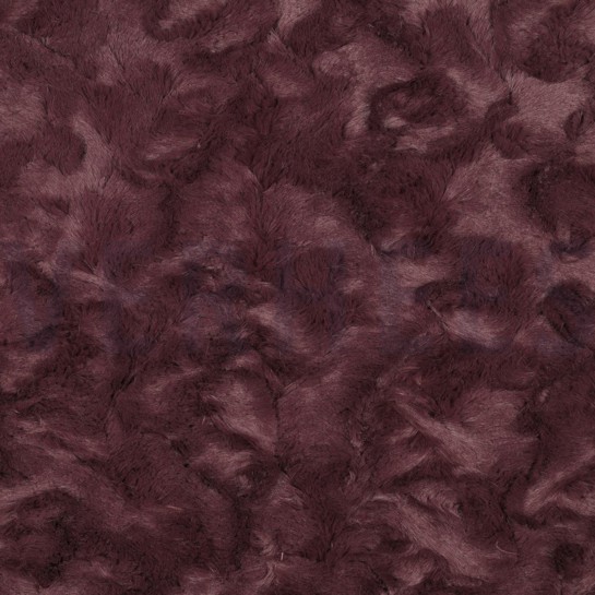 FAUX FUR AUBERGINE #7