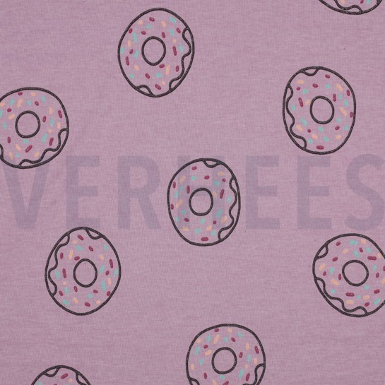 JERSEY MELANGE GLITTER DONUTS LILAC MELANGE #7