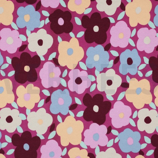 JOGGING BLUMEN FUCHSIE #7