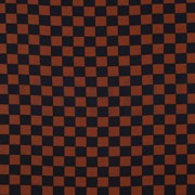 WAFFLE JERSEY CHECK BROWN (thumbnail)