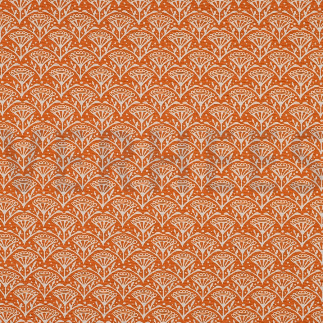 CANVAS FLOWERS ORANGE