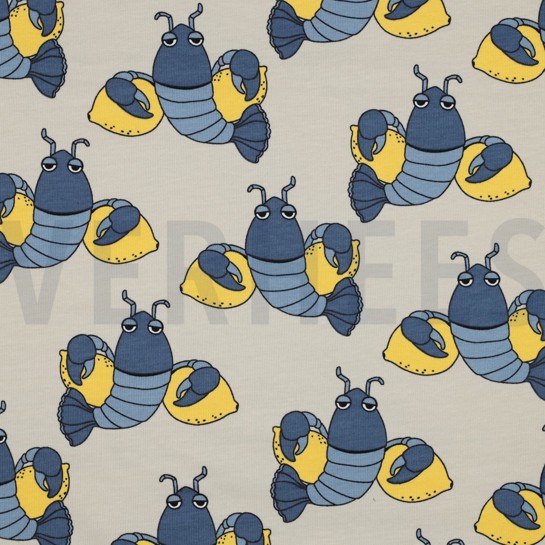 FRENCH TERRY COOLE LOBSTER SAND #7