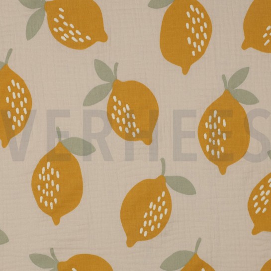 MUSSELIN ZITRONEN SAND #7