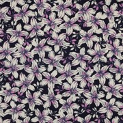 ROSELLA STRETCH FLOWERS NAVY (thumbnail)