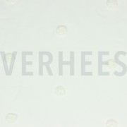 COTTON VOILE DOTS WHITE / WHITE (thumbnail)