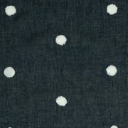 COTTON VOILE DOTS NAVY / WHITE (thumbnail)