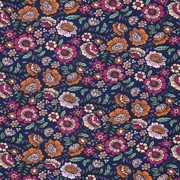 JERSEY FLOWERS NAVY (thumbnail)
