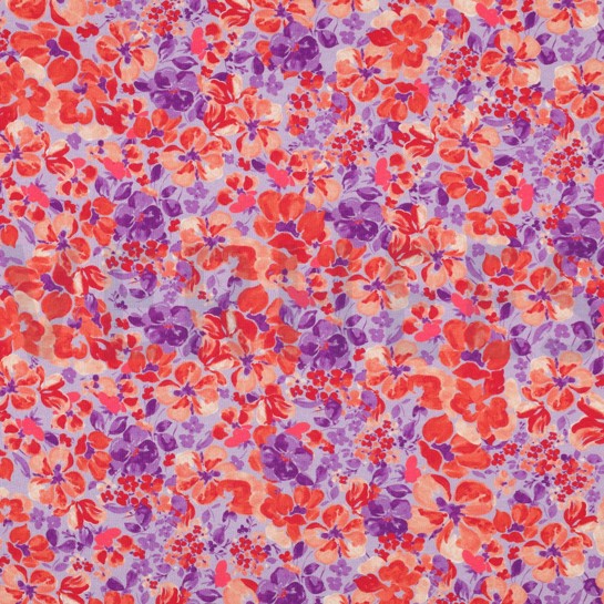 JERSEY DIGITAAL BLOEMEN LILA #7