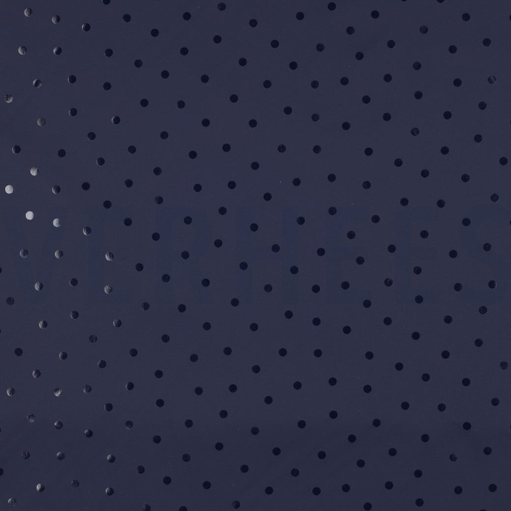 RAINCOAT DOTS NAVY