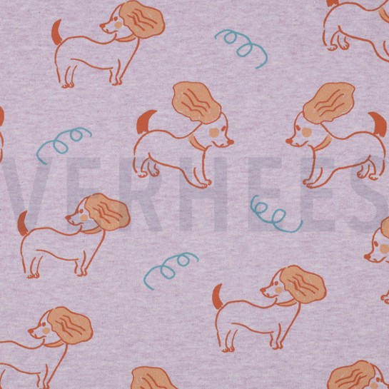 SWEAT MELANGE HUNDE LILA MELIERT #7