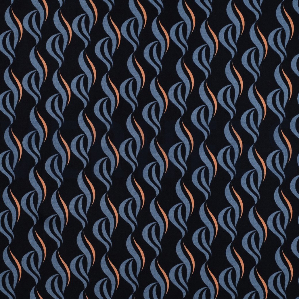 ROSELLA STRETCH ABSTRACT NAVY