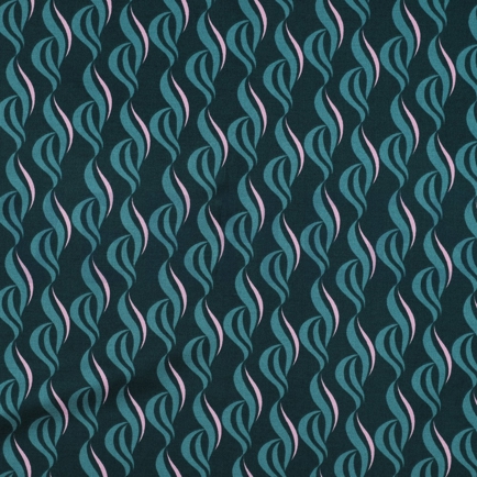 VISKOSE ROSELLA STRETCH ABSTRACT PETROL (hover)